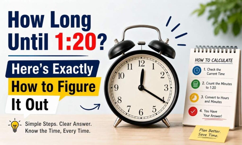 How Long Until 1:20? Here’s Exactly How to Figure It Out